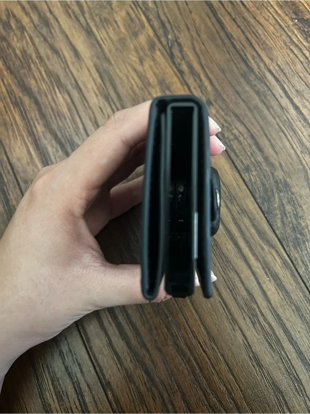 Black Card Holder Air Tag holder